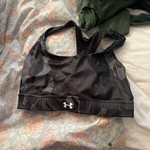 Under Armour Women's Gray Camo Sports Bra